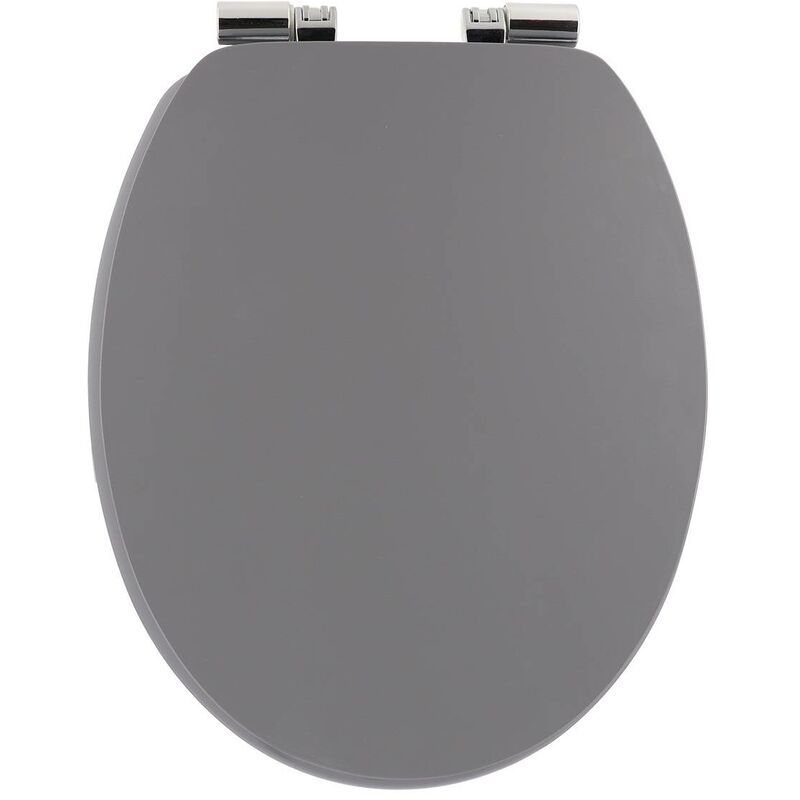 foto del prodotto tendance sedile wc mdf 18 pollici uni fasteners abs cromo anticaduta grigio