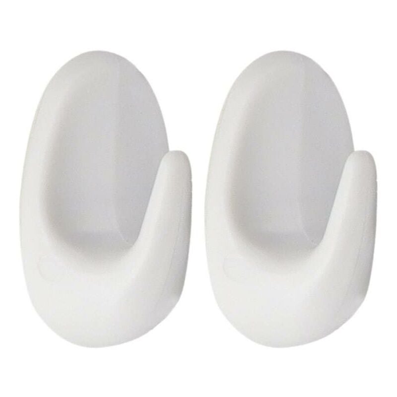 foto del prodotto tendance set di 2 ganci in abs da 3 m bianco