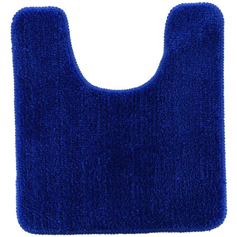 foto del prodotto tendance tappetino igienico in microfibra 45x50 cm con supporto in lattice blu navy