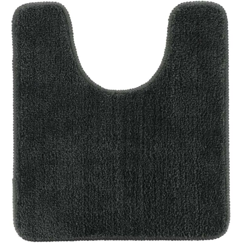 foto del prodotto tendance tappetino igienico in microfibra 45x50 cm con supporto in lattice grigio scuro