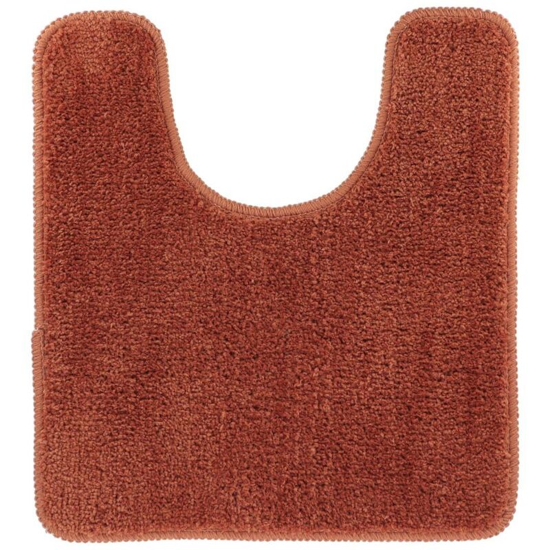 foto del prodotto tendance tappetino per wc in microfibra 45x50 cm lato inferiore in lattice rame