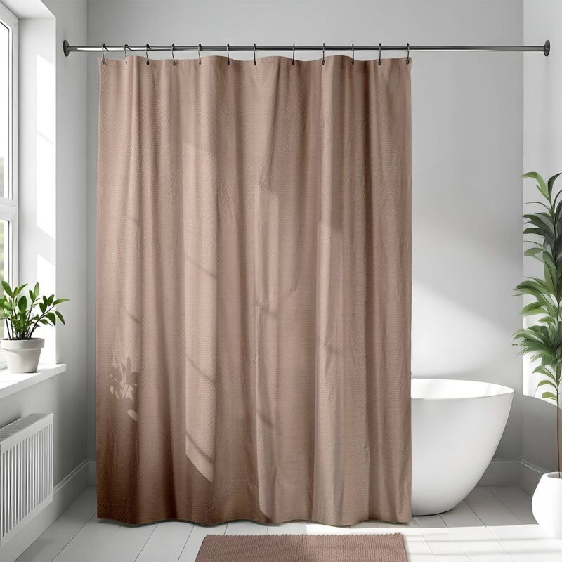 foto del prodotto tendance tenda da doccia in microfibra 180x200cm cappuccino