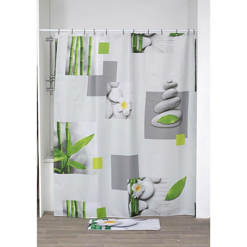 foto del prodotto tendance tenda da doccia in poliestere 180x200cm honolulu