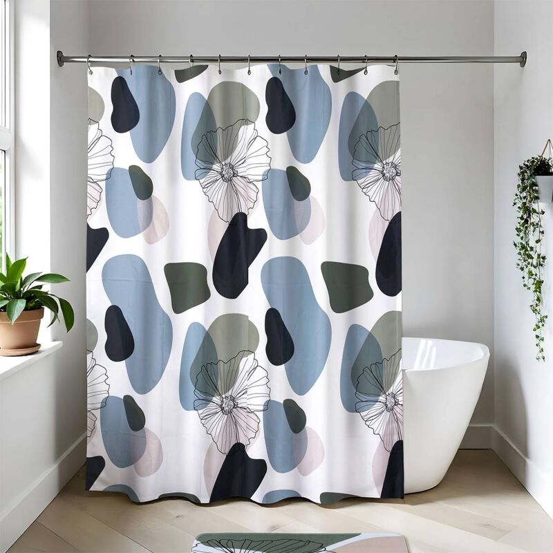 foto del prodotto tendance tenda doccia peva 180x180 cm fiori