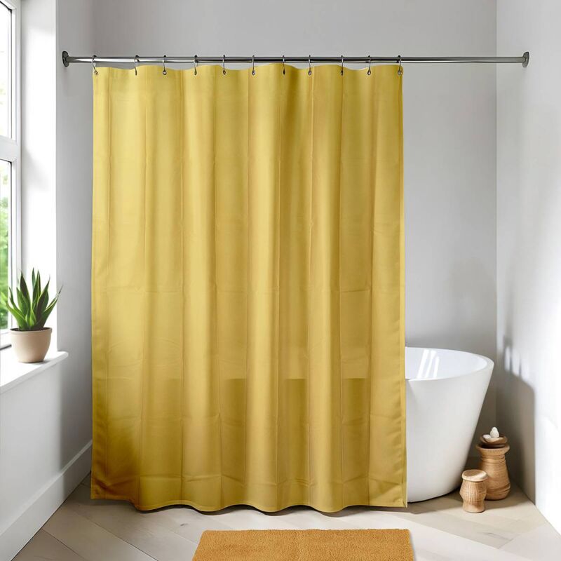 foto del prodotto tendance tenda doccia peva 180x200cm senape