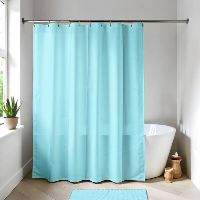 foto del prodotto tendance tenda doccia peva 180x200cm verde blu