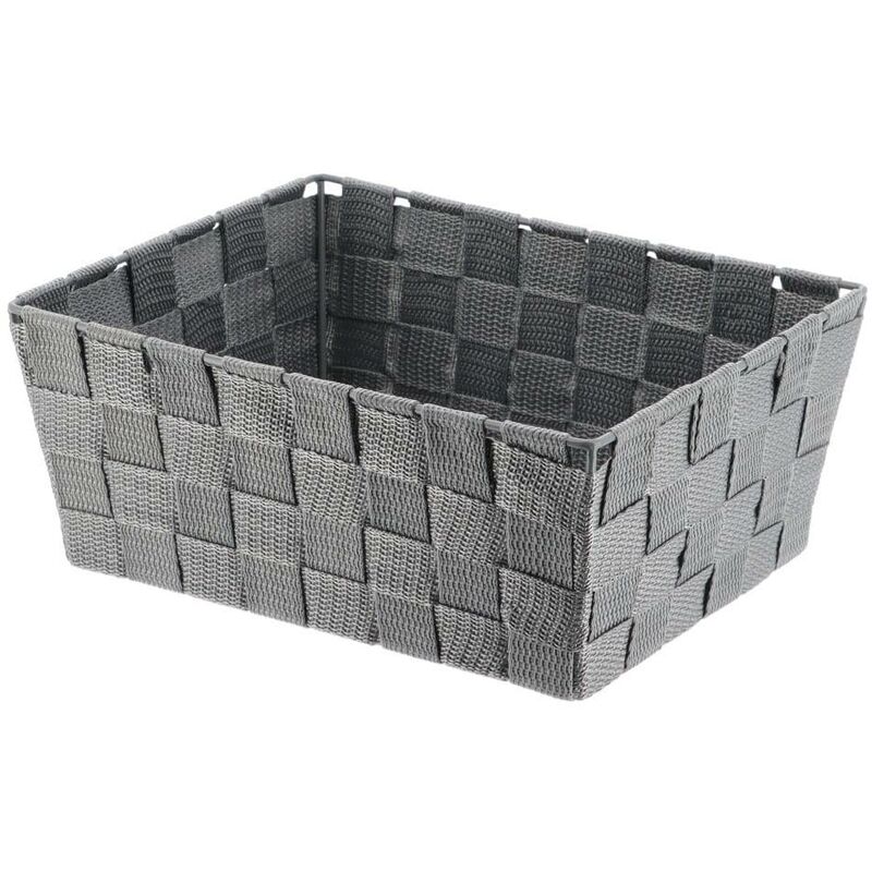 foto del prodotto tendance toletta in poliestere h10.5xw19.5xd25cm grigio
