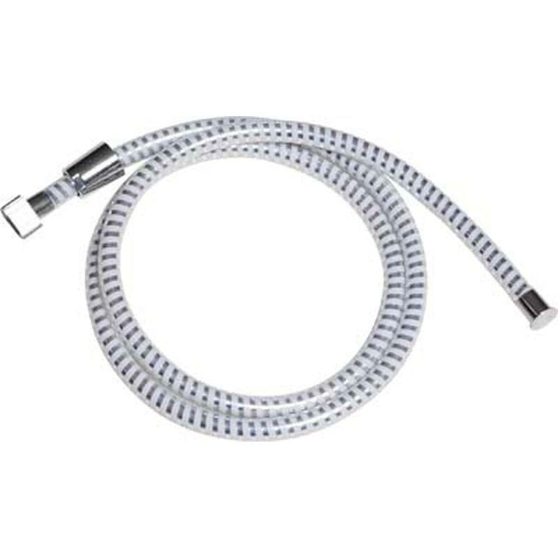 foto del prodotto tendance tubo doccia in pvc 200cm bianco argento
