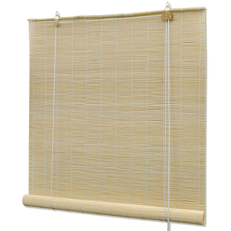 foto del prodotto tende a rullo in bamb naturale 80x160 cm