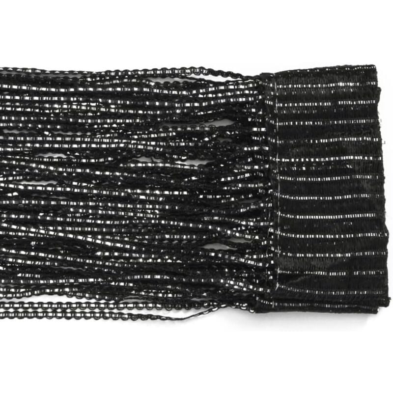 foto del prodotto tende con nappe 100 x 200 cm, divisori con nappe per porte, finestre, casa, decorazioni, eventi, decorazioni nero 