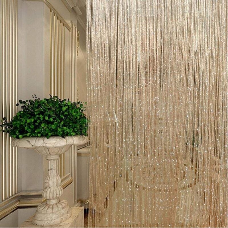 foto del prodotto tende decorative a fili per porte, divisorie per ambienti, decorazioni di lusso per la casa, tende a fili, zanzariere, per matrimoni