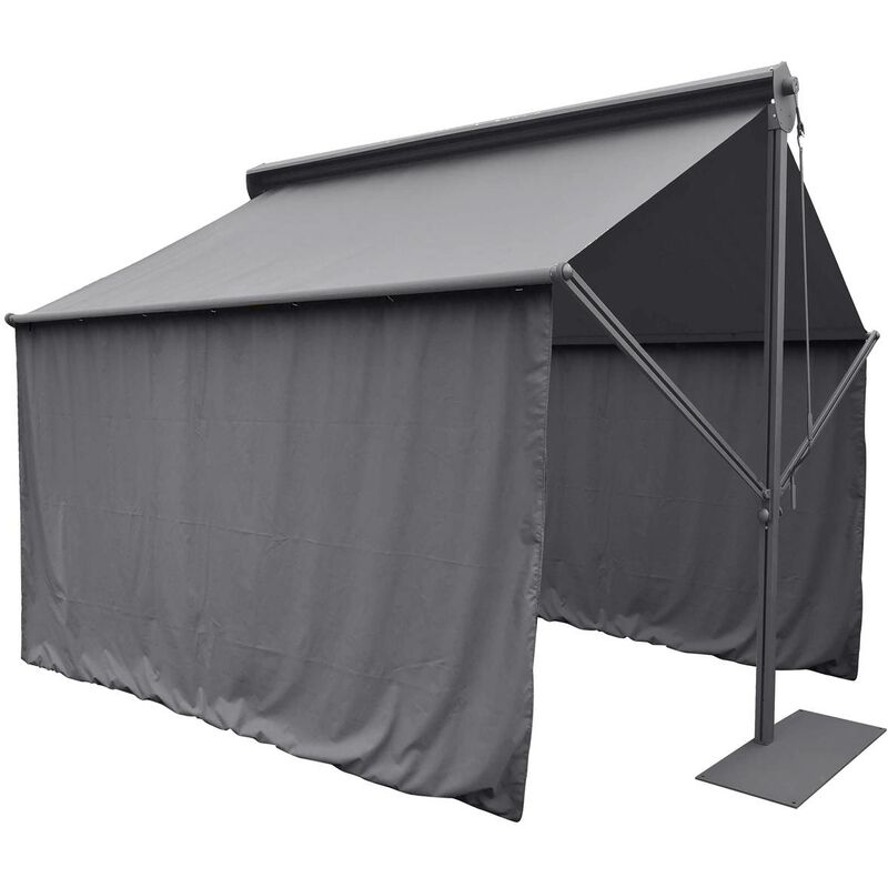 foto del prodotto tende di ardesia in poliestere salsa 4x2m per pergolato hesp ride