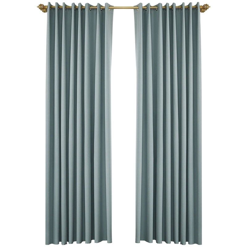 foto del prodotto tende oscuranti per camera da letto, tende isolanti con occhielli per soggiorno, set di 2 pannelli 53106 pollici 