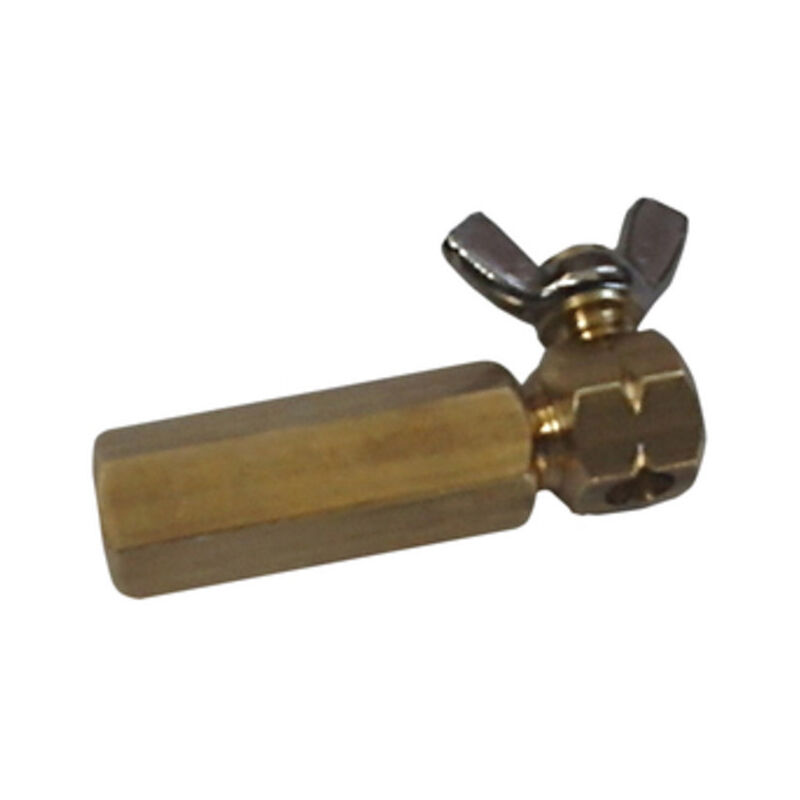 foto del prodotto tendifilo ottagonale ottone x filo max d.5 mm. prezzo per 1 pezzo.