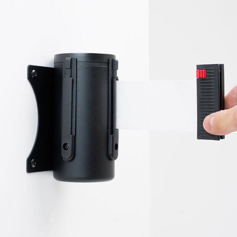 foto del prodotto tendinastro da parete 3 m con clip di chiusura nastro bianco