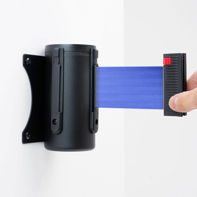 foto del prodotto tendinastro da parete 3 m con clip di chiusura nastro blu