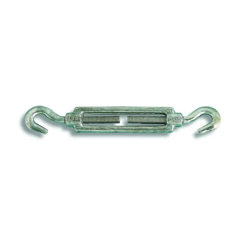 foto del prodotto tenditore 2 ganci in acciaio galvanizzato per cavi d. 10mm fino a 25kg, 1 pezzo
