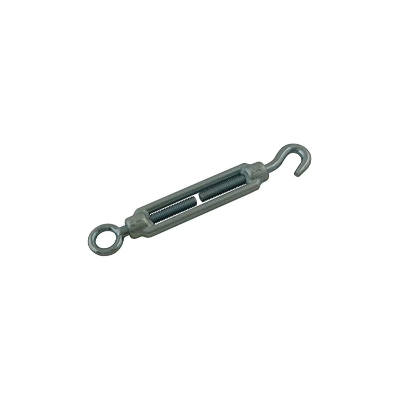 foto del prodotto tenditore a gabbia standard in acciaio zincato 1 occhiello 1 gancio 10 mm viso toc10e