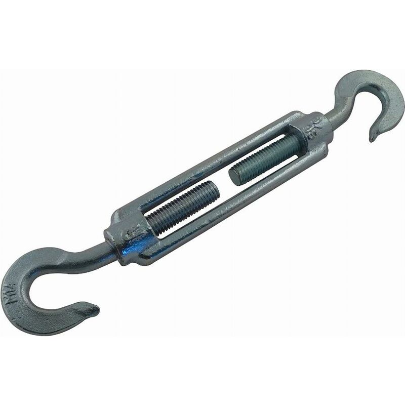 foto del prodotto tenditore a gabbia standard in acciaio zincato 2 ganci 8 mm viso tcc8e