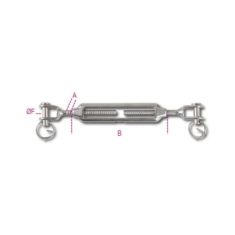 foto del prodotto tenditori a due forcelle inox m12 8209