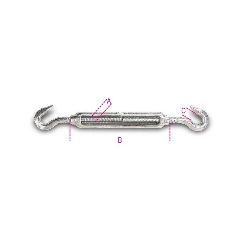 immagine 0 del prodotto tenditori a due ganci inox m20 8207