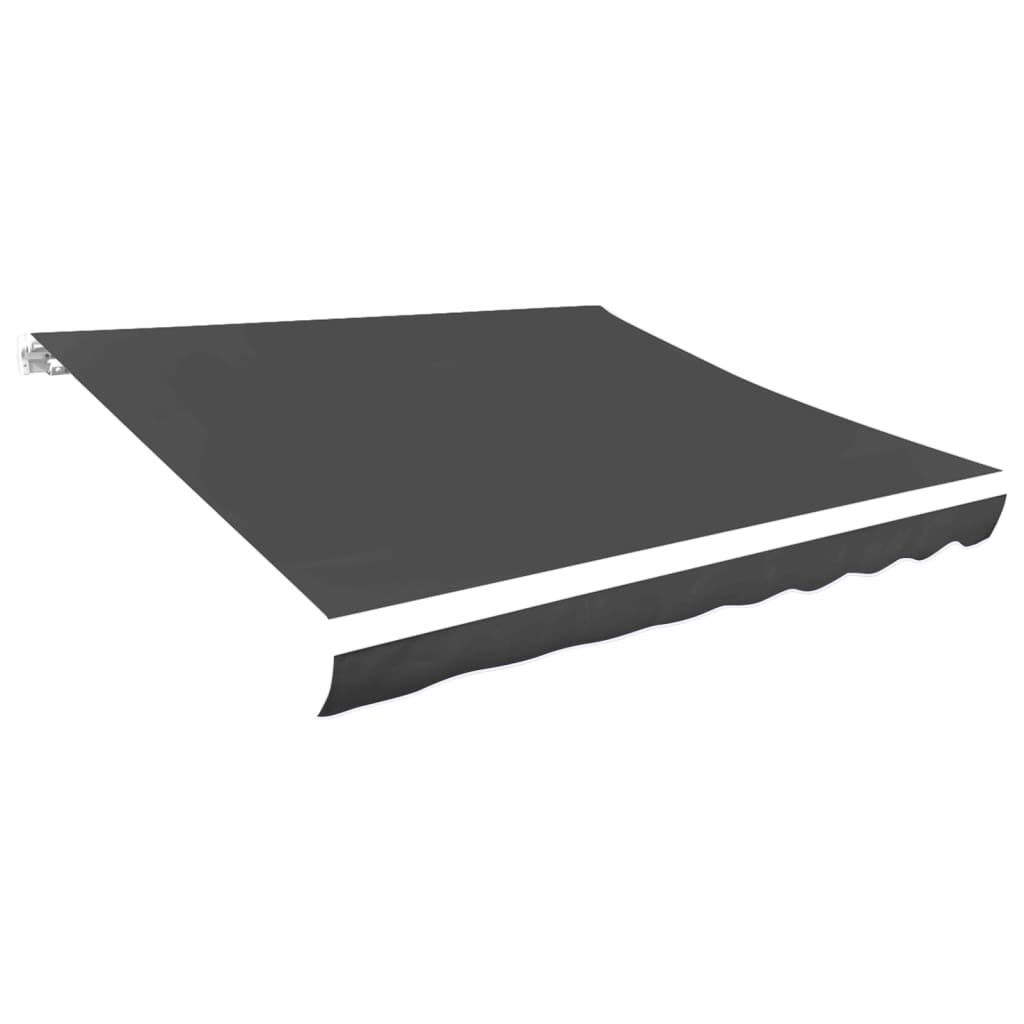 foto del prodotto tendone parasole in tela antracite 350x250 cm