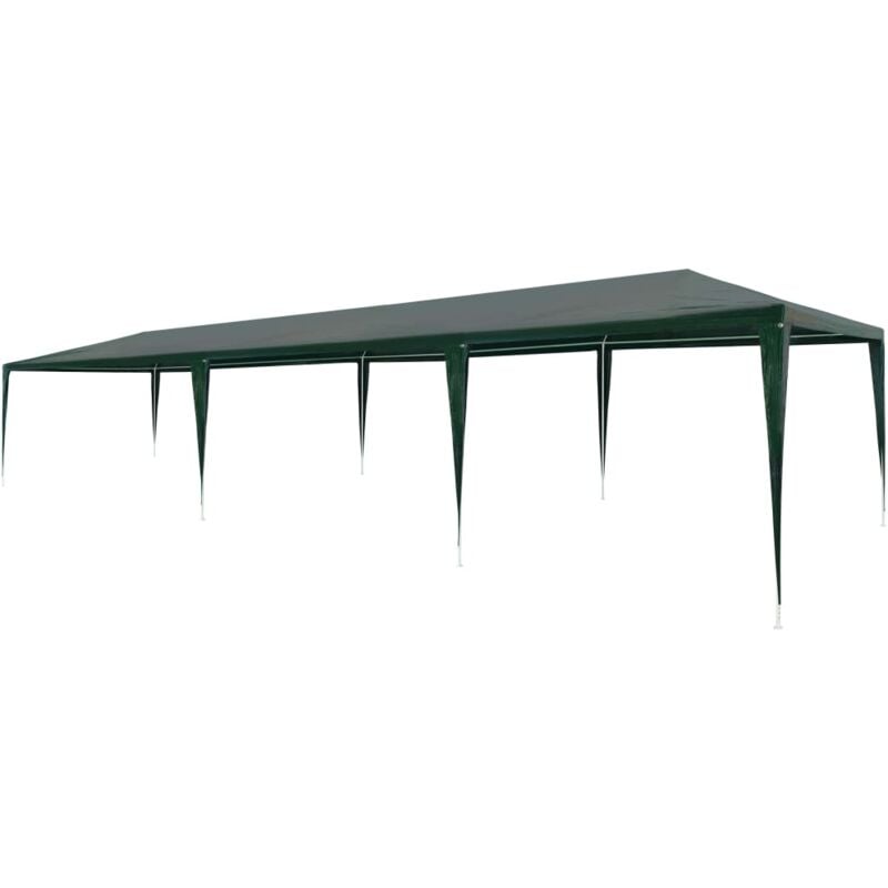 foto del prodotto tendone per feste 3x9 m in pe verde vidaxl