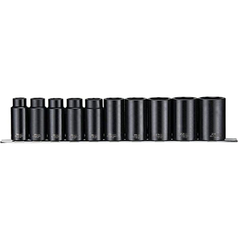 foto del prodotto teng 9126 metric deep impact socket set 10 piece 1 2in drive