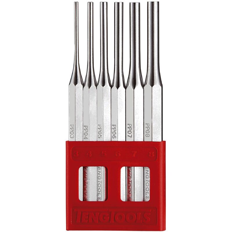 foto del prodotto teng tools set di punzoni pps06 con testa temprata resistente agli urti