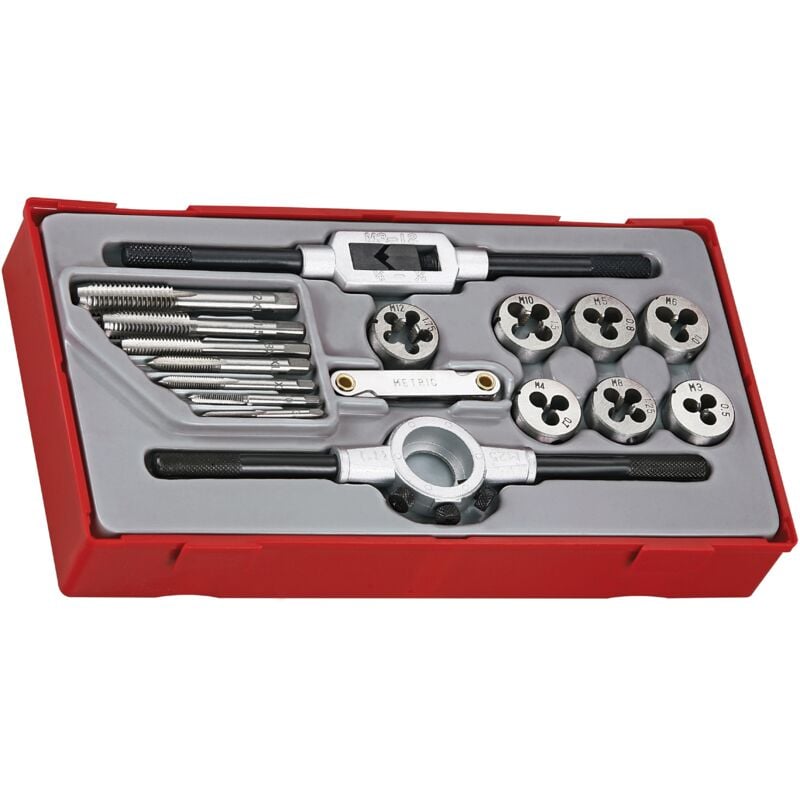 foto del prodotto teng tools tttd17 set di rubinetti da 17 pezzi