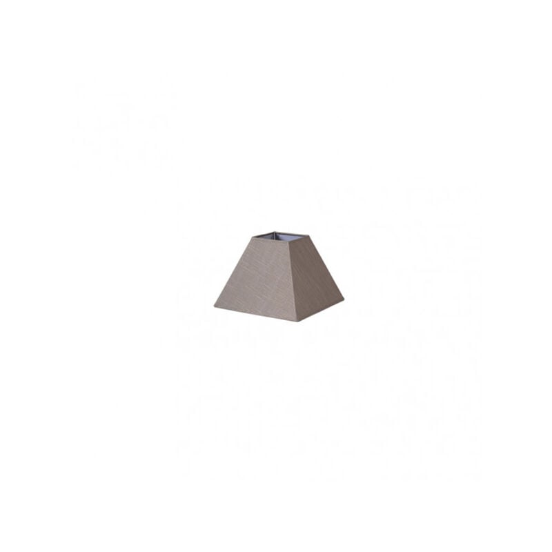 foto del prodotto tenorio paralume a piramide e27 grigio lino 17dx8dx13h