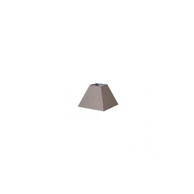 foto del prodotto tenorio paralume piramidale e27 grigio lino 15dx8dx11h