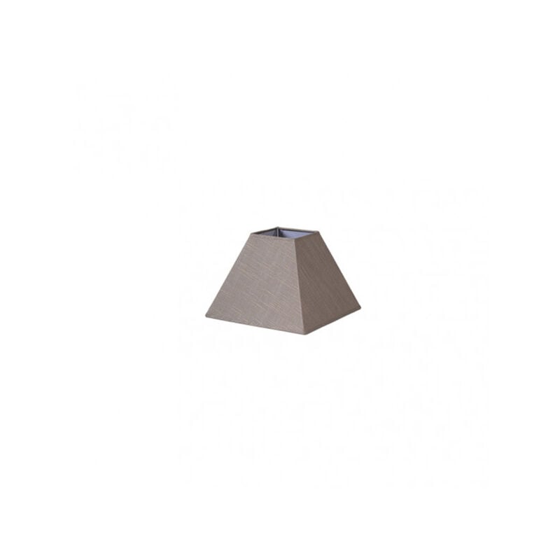 foto del prodotto tenorio paralume piramidale e27 grigio lino 20dx10dx15h