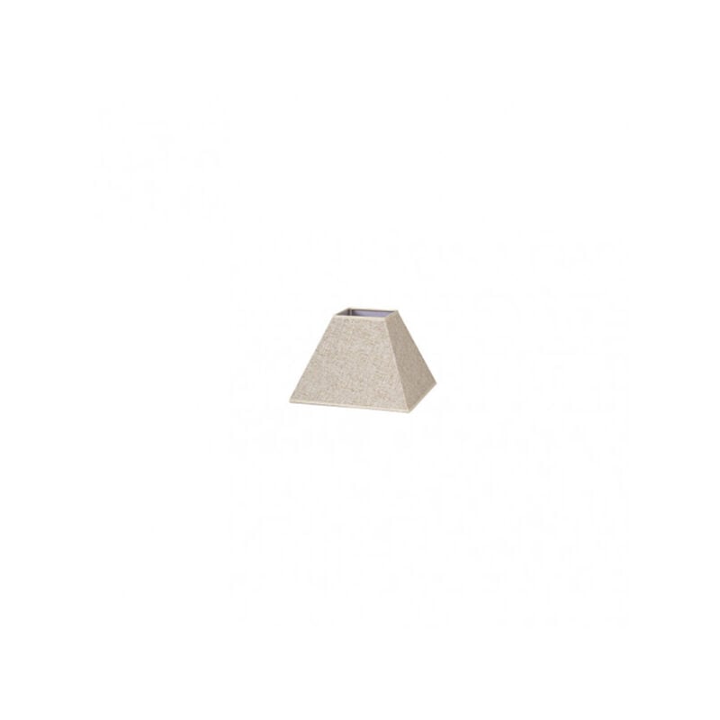 foto del prodotto tenorio paralume piramidale e27 lino beige 15dx8dx11h