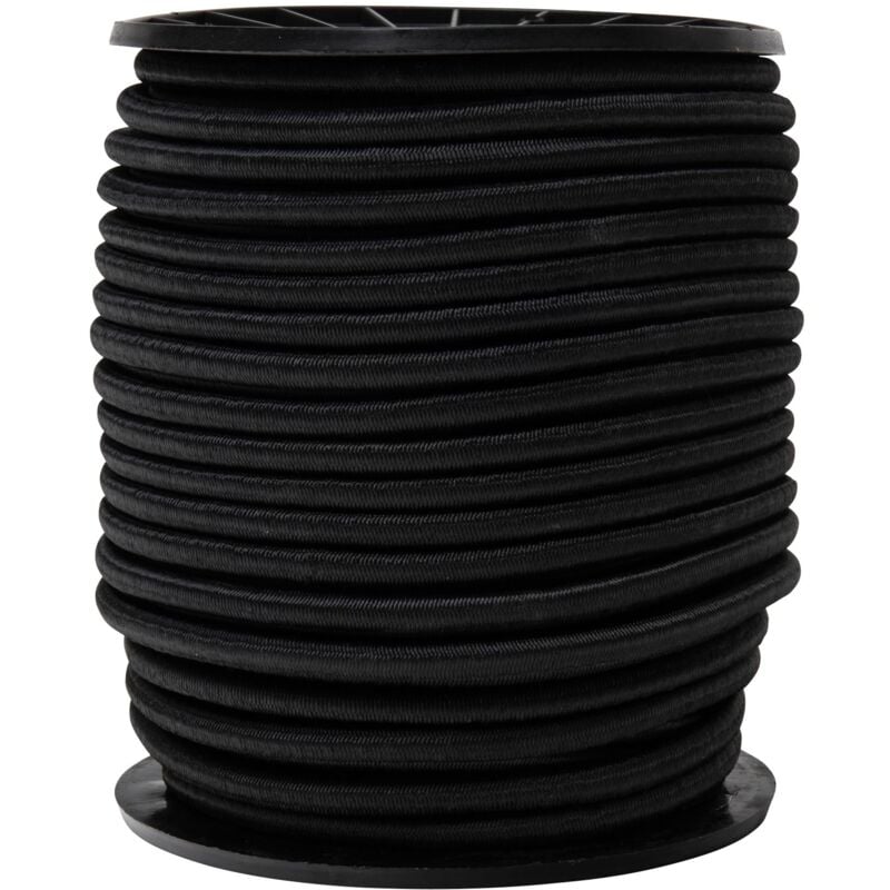 foto del prodotto tensionatore elastico nero diverse lunghezze werka pro 8mm x 50 metri su bobina