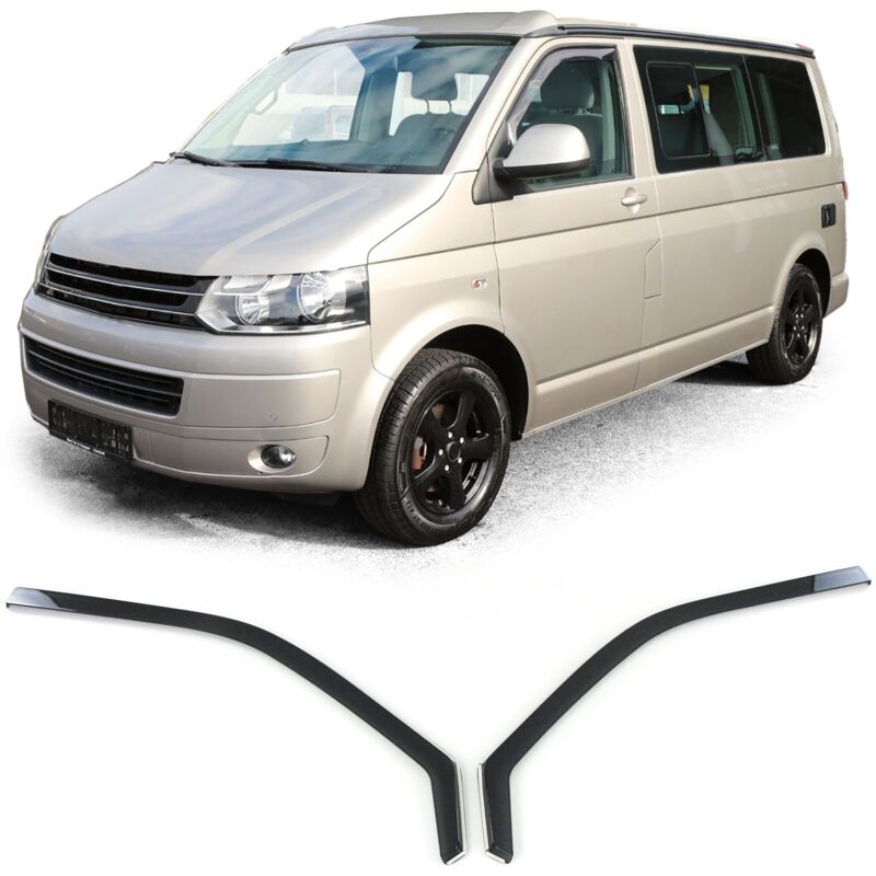 foto del prodotto tenzo r deflettori laterali vw bus t5 t6 dal 03 nero fumo deflettore pioggia vento