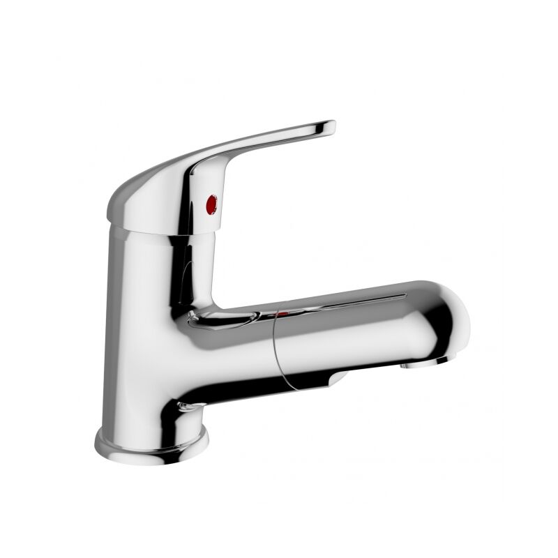 foto del prodotto teorema rubinetteria miscelatore lavabo in ottone cromato teorema golf plus
