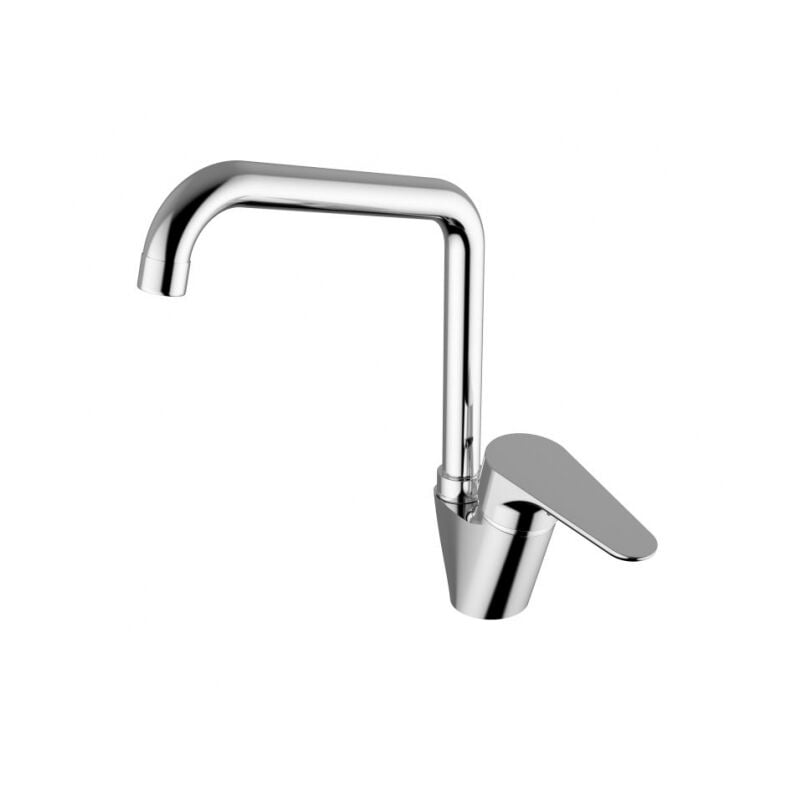 foto del prodotto teorema rubinetteria miscelatore lavello cucina con canna orientabile teorema sonic