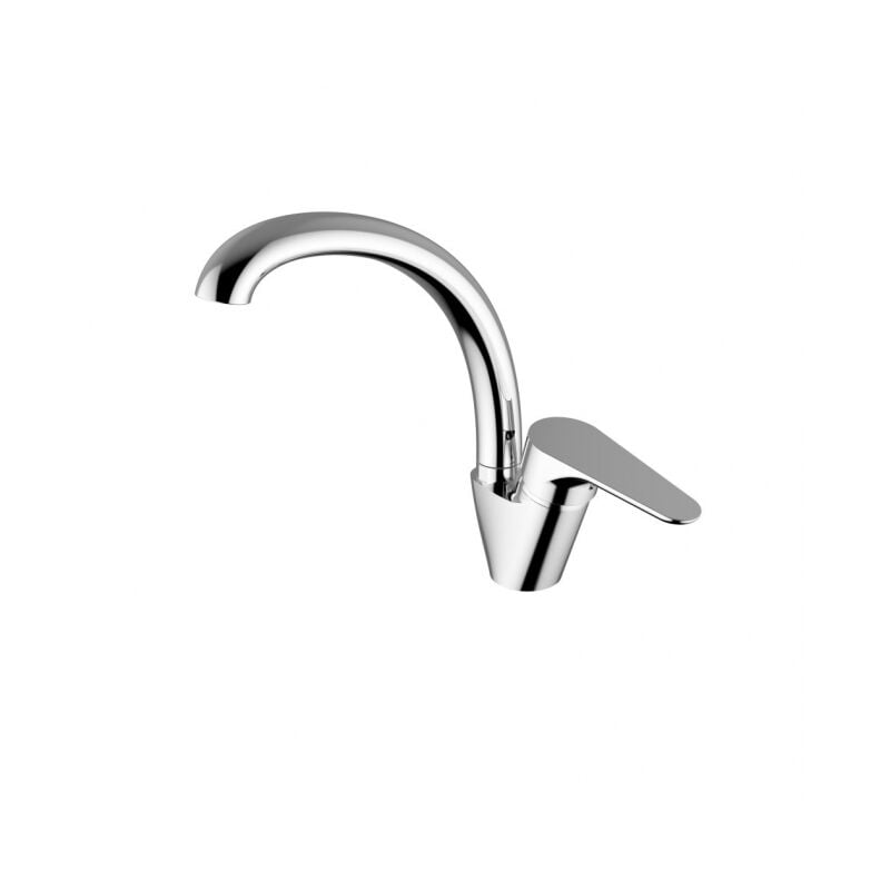 foto del prodotto teorema rubinetteria miscelatore lavello cucina con canna orientabile teorema sonic