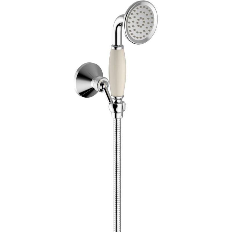 foto del prodotto teorema rubinetteria serie daisy doccetta bianco cromo