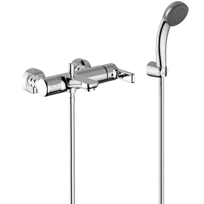 foto del prodotto teorema rubinetteria serie goodlife miscelatore esterno vasca cromo