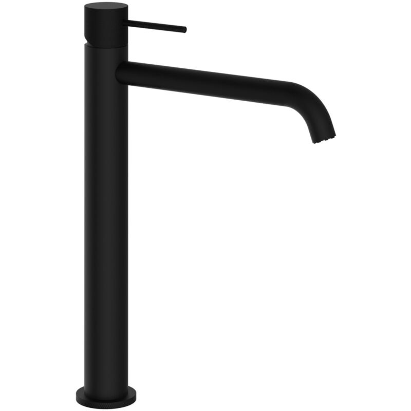 foto del prodotto teorema rubinetteria serie lab 3.0 miscelatore lavabo alto nero matt