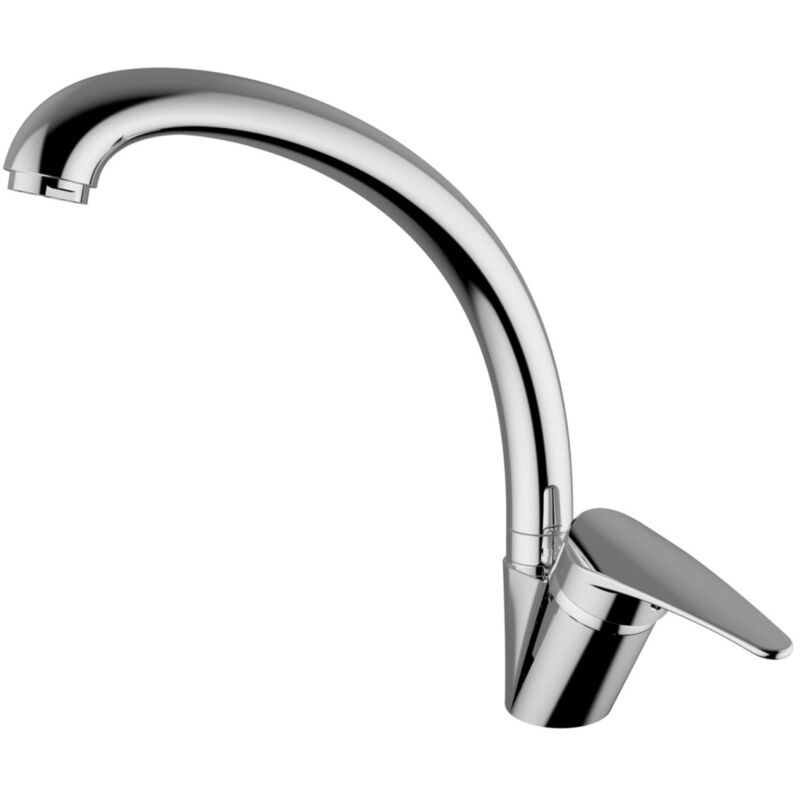 foto del prodotto teorema rubinetteria - serie t-line miscelatore monocomando lavello cromo