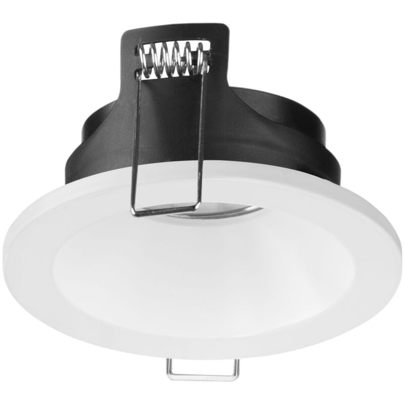 foto del prodotto ter downlight a soffitto incassato da 90mm di diametro per lampadina gu10 in colore bianco