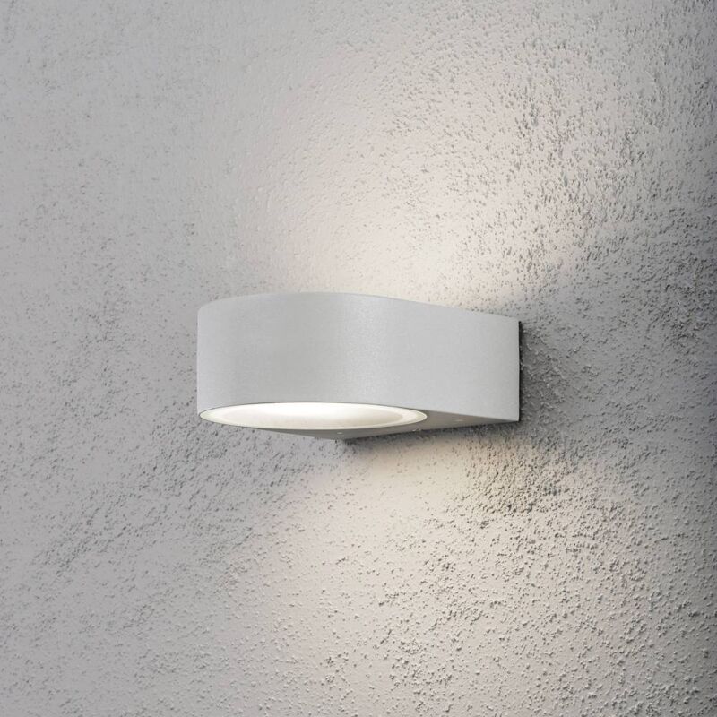 foto del prodotto teramo 7510 300 lampada da parete per esterno lampada a risparmio energetico, led monocolore e27 40 w grig konstsmide