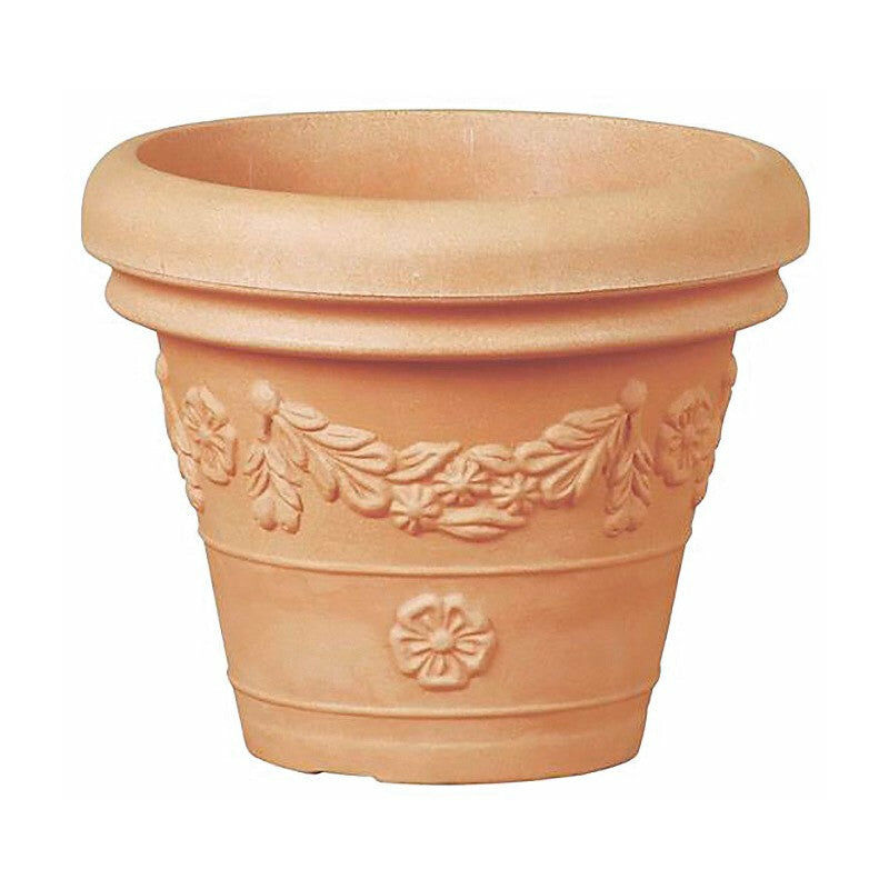 foto del prodotto teraplast vaso festonato classic in plastica da giardino per fiori e piante 55 cm