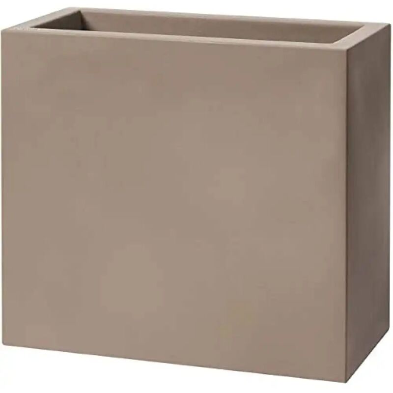 foto del prodotto teraplast vaso fioriera schio tower essential 80cm cappuccino in polietilene