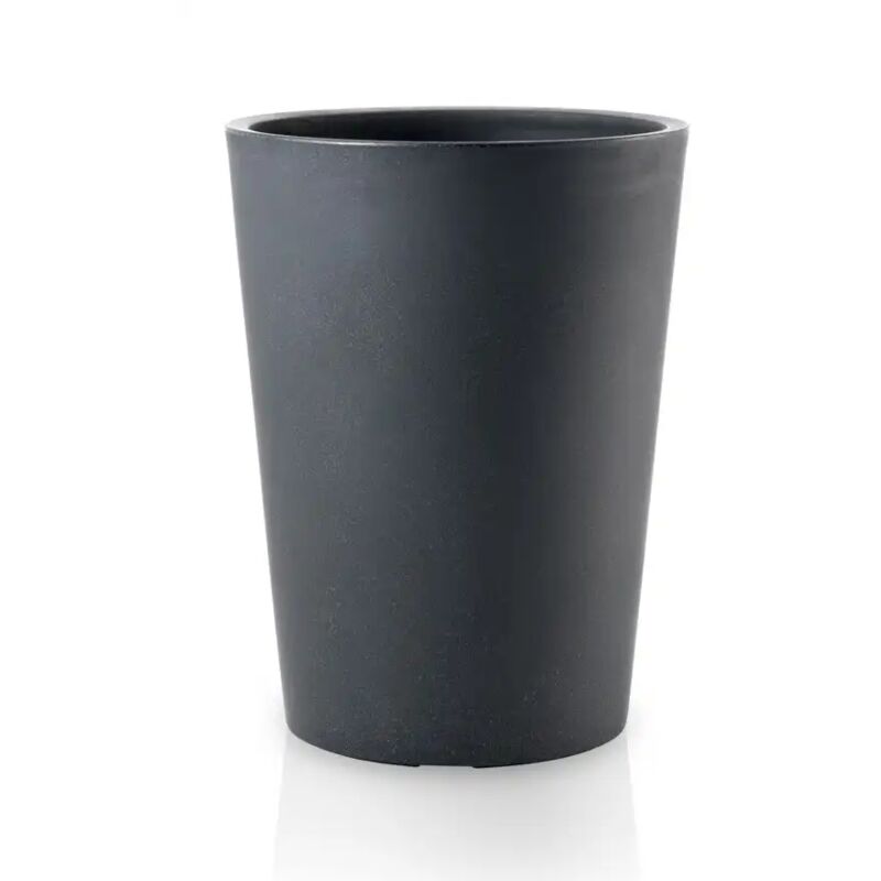 foto del prodotto teraplast vaso fioriera zamora essential 65 antracite 49x36xh64,5cm interno ed esterno