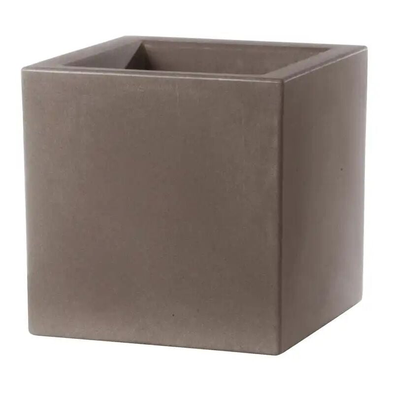 foto del prodotto teraplast vaso schio cubo 40 cm cappuccino