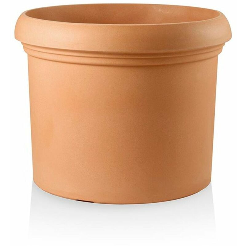 foto del prodotto teraplast vaso tondo classic vicenza per fiori e piante da giardino 40 cm anticato
